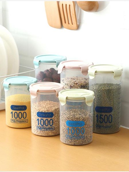 storage bottles & jars kitchen plastic pp material fresh-keeping sealed can five grains coarse cereals household grain tank box
storage bottles & jars kitchen plastic pp material fresh-keeping sealed can five grains coarse cereals household grain tank box