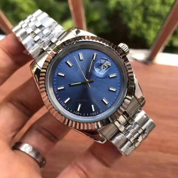 male watch automatic mechanical wristwatch 41mm luminous life waterproof stainless steel strap high quality, Slivery;brown
male watch automatic mechanical wristwatch 41mm luminous life waterproof stainless steel strap high quality, Slivery;brown