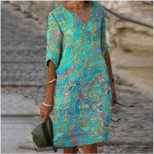 chrysanthemum women dresses print dress v neck summer half sleeve a line female vintage cotton linen loose vestidos, Black;gray
chrysanthemum women dresses print dress v neck summer half sleeve a line female vintage cotton linen loose vestidos, Black;gray