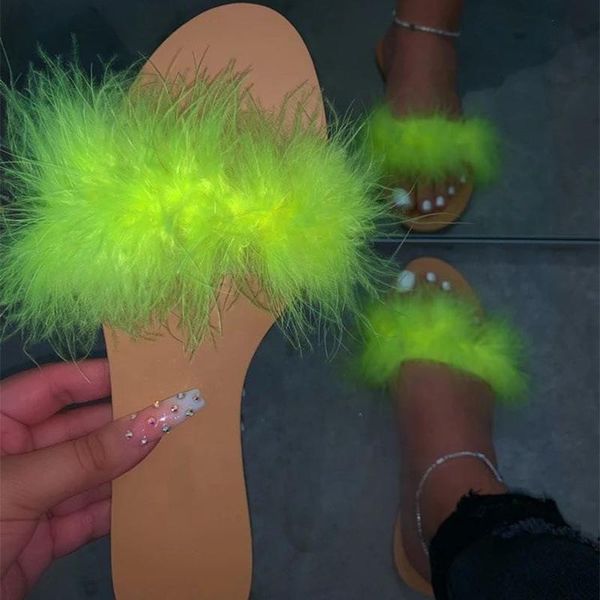 slippers 2021 women flat sandals female cute fluffy fur summer beach shoes non-slip slides ladies femme pantoufles, Black
slippers 2021 women flat sandals female cute fluffy fur summer beach shoes non-slip slides ladies femme pantoufles, Black