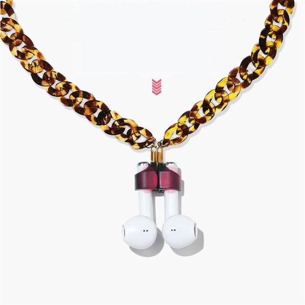 wireless headset anti-lost chain lightweight acrylic strong magnetic head necklace unisexb474 pendant necklaces, Silver
wireless headset anti-lost chain lightweight acrylic strong magnetic head necklace unisexb474 pendant necklaces, Silver