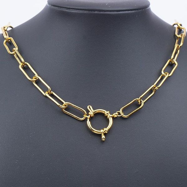 100% stainless steel heavy duty chain necklace for women gold/silver color metal chunky choker necklaces chains
100% stainless steel heavy duty chain necklace for women gold/silver color metal chunky choker necklaces chains