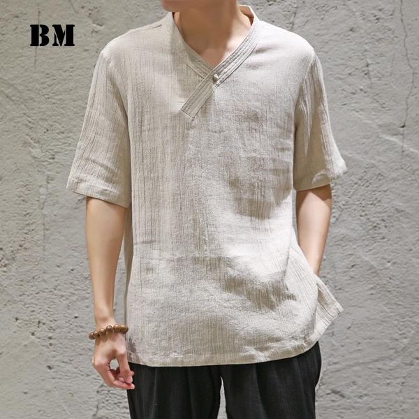 chinese style linens plus size v neck men clothing 2021 summer traditional oversized dress short sleeve casual t-shirt male men's t-shi, White;black
chinese style linens plus size v neck men clothing 2021 summer traditional oversized dress short sleeve casual t-shirt male men's t-shi, White;black