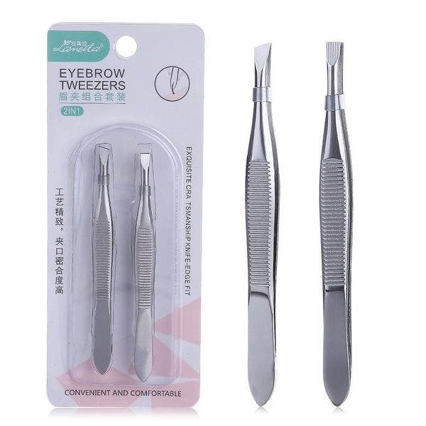 eyebrow tools & stencils 2pcs/set tweezers set slant flat precision stainless steel facial hair removal clip beauty makeup
eyebrow tools & stencils 2pcs/set tweezers set slant flat precision stainless steel facial hair removal clip beauty makeup