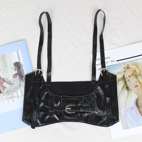 belts european and american street pography fashion strap waist seal decoration black punk suspender with suit belt, Black;brown
belts european and american street pography fashion strap waist seal decoration black punk suspender with suit belt, Black;brown