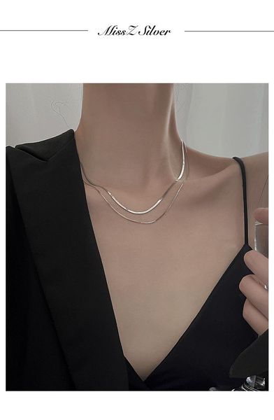 chains double layered necklace ins cold wind simple light luxury 2021 female clavicle chain, Silver
chains double layered necklace ins cold wind simple light luxury 2021 female clavicle chain, Silver