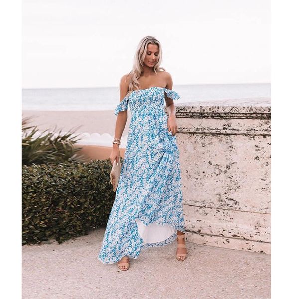 casual dresses women 2021 ladies dress floral summer arrival brand sling strapless print vacation for party classy night, Black;gray
casual dresses women 2021 ladies dress floral summer arrival brand sling strapless print vacation for party classy night, Black;gray