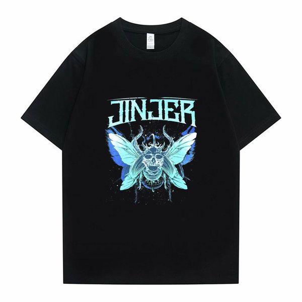 men's t-shirts jinjer graphics print t-shirt hip hop rock trend tee shirt men women casual loose t shirts summer mens fashion harajuku, White;black
men's t-shirts jinjer graphics print t-shirt hip hop rock trend tee shirt men women casual loose t shirts summer mens fashion harajuku, White;black