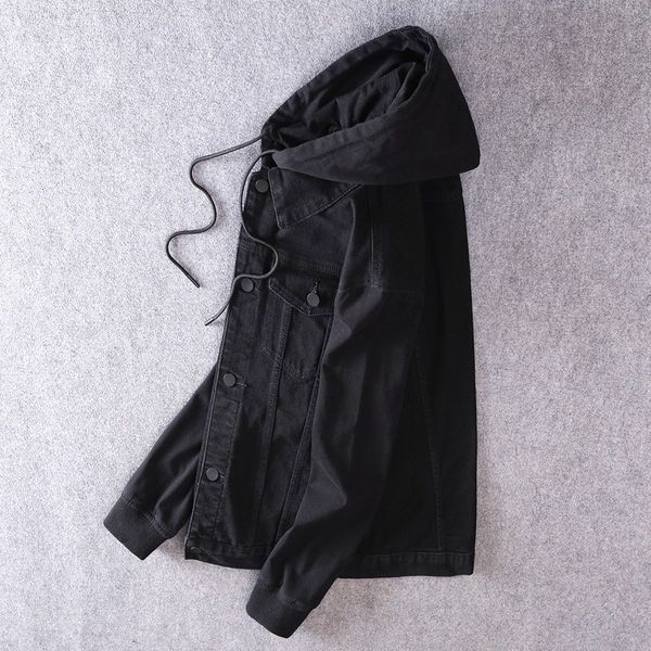 men's jackets removable casual harajuku with hood denim jacket adjusting thin solid sleeve long outerwear vintag male motorcycle s eky2, Black;brown
men's jackets removable casual harajuku with hood denim jacket adjusting thin solid sleeve long outerwear vintag male motorcycle s eky2, Black;brown