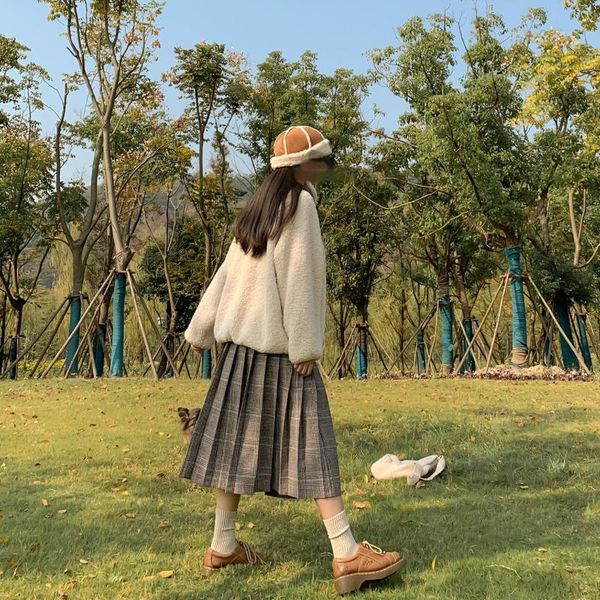 a- lineskirt son plaid pleated high waist long female woman skirts mujer faldas saias mulher, Black
a- lineskirt son plaid pleated high waist long female woman skirts mujer faldas saias mulher, Black