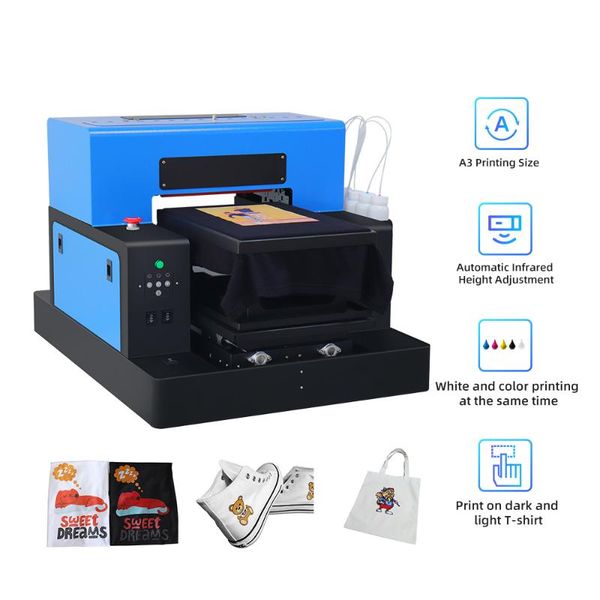 printers automatic a3 dtg printer flatbed t-shirt printing machine direct to garment with textile ink for canvas bag shoe hoodie
printers automatic a3 dtg printer flatbed t-shirt printing machine direct to garment with textile ink for canvas bag shoe hoodie
