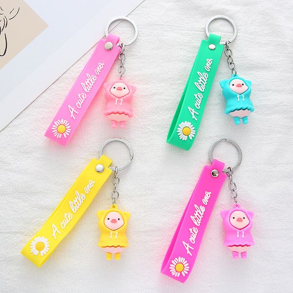keychain new pvc creative cute cartoon raincoat pig key chain pendant fashion trend couple key chain accessories, Silver
keychain new pvc creative cute cartoon raincoat pig key chain pendant fashion trend couple key chain accessories, Silver