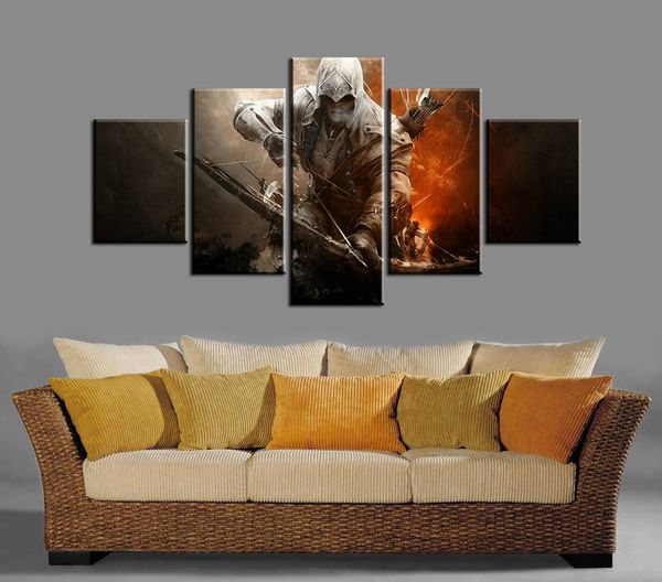 5pcs/set unframed assassin's creed iii bow and arrow anime poster painting hd print on canvas wall art for living room decor
5pcs/set unframed assassin's creed iii bow and arrow anime poster painting hd print on canvas wall art for living room decor