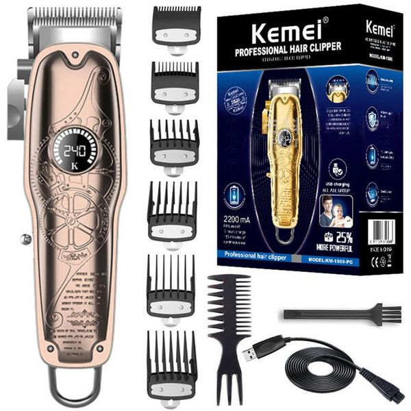 hair clippers kemei 1969-pg lcd display rechargeable adjustable clipper men finishing fading blending electric trimmer beard haircut
hair clippers kemei 1969-pg lcd display rechargeable adjustable clipper men finishing fading blending electric trimmer beard haircut