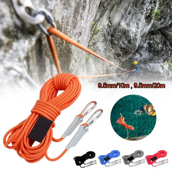 cords, slings and webbing 10/20m professional rock climbing cord outdoor hiking accessories rope 9.5mm diameter 2600lbs high strength safety
cords, slings and webbing 10/20m professional rock climbing cord outdoor hiking accessories rope 9.5mm diameter 2600lbs high strength safety