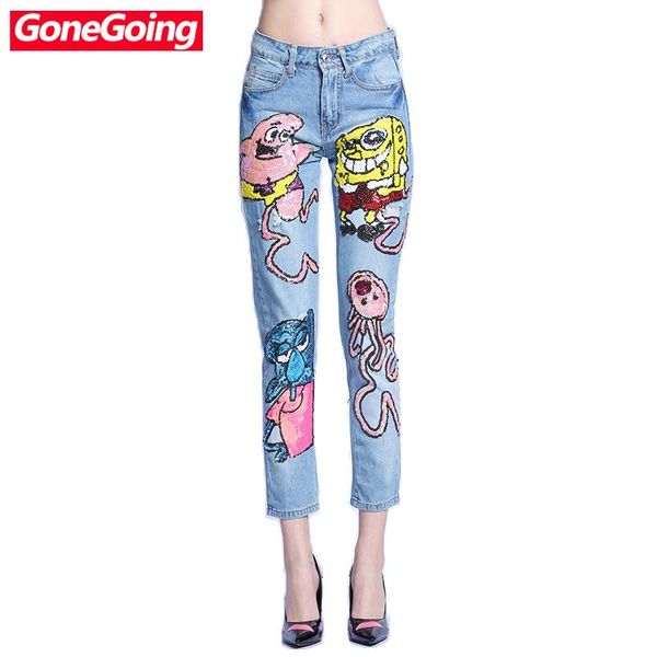 women's jeans gonegoing s-xl 2021 women high waisted cartoon sequins blue pencil denim pants for party 0521
women's jeans gonegoing s-xl 2021 women high waisted cartoon sequins blue pencil denim pants for party 0521