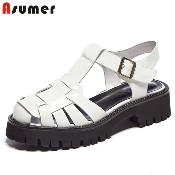 dress shoes asumer 2021 vintage platform sandals women genuine leather hollow out buckle summer casual woman black
dress shoes asumer 2021 vintage platform sandals women genuine leather hollow out buckle summer casual woman black