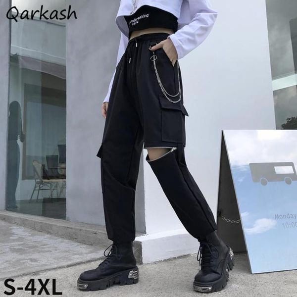 women's pants & capris cargo women loose pockets design streetwear solid cool harajuku couple large size s-4xl students trouse, Black;white
women's pants & capris cargo women loose pockets design streetwear solid cool harajuku couple large size s-4xl students trouse, Black;white