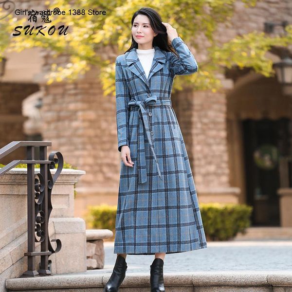 women's wool & blends plaid coat, medium and long 2021 slim fit, thin temperament, high-end coat woman, Black
women's wool & blends plaid coat, medium and long 2021 slim fit, thin temperament, high-end coat woman, Black