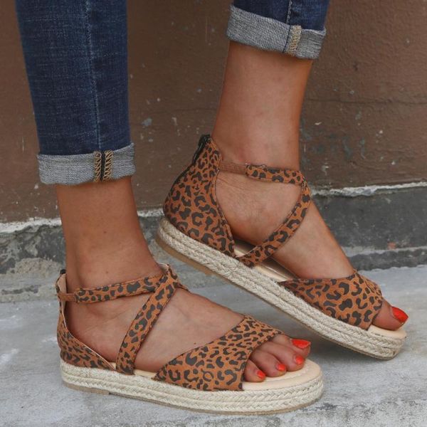 dress shoes sagace 2021 summer women's retro peep toe sandals fashion leopard flat with large size 35-43 zapatos may27, Black
dress shoes sagace 2021 summer women's retro peep toe sandals fashion leopard flat with large size 35-43 zapatos may27, Black