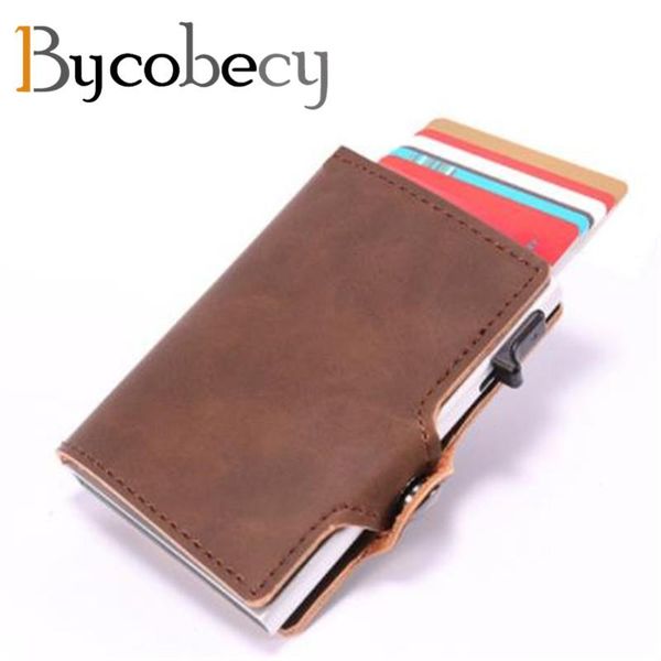 card holders bycobecy aluminum id holder rfid anti protect blocking wallet business travel metal case 2021, Brown;gray
card holders bycobecy aluminum id holder rfid anti protect blocking wallet business travel metal case 2021, Brown;gray