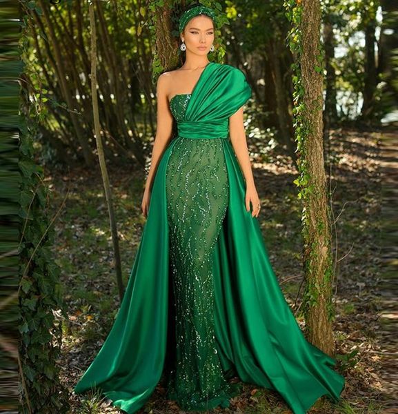 emerald green mermaid lace sequin evening dresses one shoulder satin skirt floor length prom dress 2022 luxury dubai women robe de soiree ve, Black
emerald green mermaid lace sequin evening dresses one shoulder satin skirt floor length prom dress 2022 luxury dubai women robe de soiree ve, Black