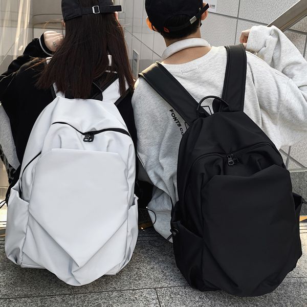 designer waterproof nylon women backpack large capacity solid color men travel bag college schoolbag lapbackpacks
designer waterproof nylon women backpack large capacity solid color men travel bag college schoolbag lapbackpacks
