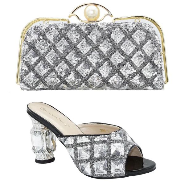 dress shoes silver african women and bag set ladies summer sandals matching with handbag high heels slippers pumps purse 398-1 .5cm, Black
dress shoes silver african women and bag set ladies summer sandals matching with handbag high heels slippers pumps purse 398-1 .5cm, Black