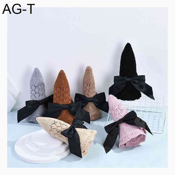 summer solid color sunscreen hat hollow knitted foldable bowknot wide brim sun shade hat uv resistant beach panama lady cap, Blue;gray
summer solid color sunscreen hat hollow knitted foldable bowknot wide brim sun shade hat uv resistant beach panama lady cap, Blue;gray