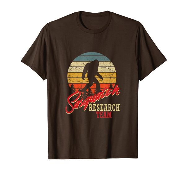 sasquatch research team t-shirt, White;black