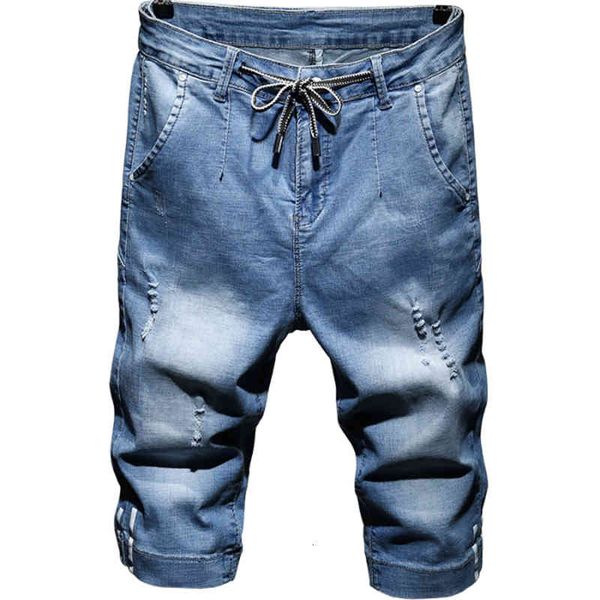 shorts drawstring waist stretch blue washed denim summer fashion casual men mid shorts, White;black
shorts drawstring waist stretch blue washed denim summer fashion casual men mid shorts, White;black