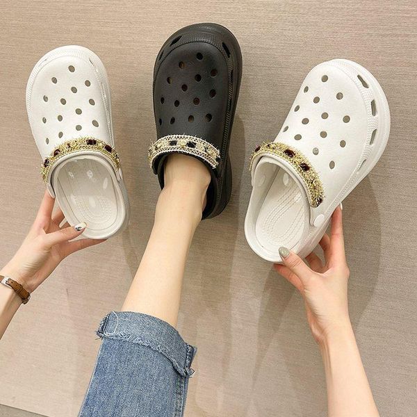 slippers house platform shoes woman 2021 low glitter slides cover toe pantofle fashion jelly soft luxury crystal basic hoof, Black
slippers house platform shoes woman 2021 low glitter slides cover toe pantofle fashion jelly soft luxury crystal basic hoof, Black