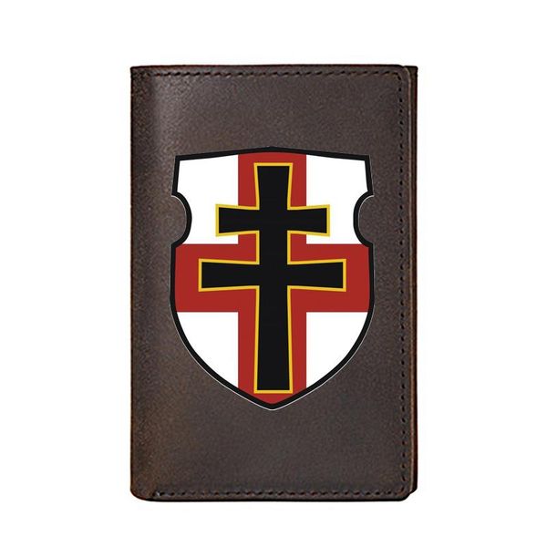 wallets men women wallet genuine leather knight shield printing card holders male slim mini short purse, Red;black
wallets men women wallet genuine leather knight shield printing card holders male slim mini short purse, Red;black