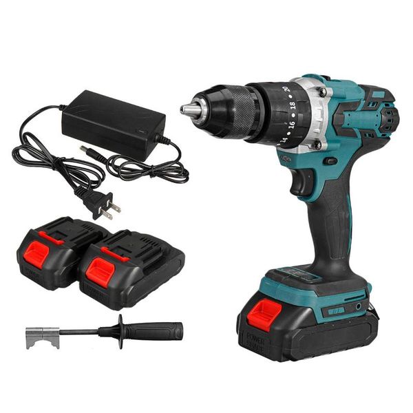 professiona electric drills 18v 13mm cordless impact drill brushless 120n.m screwdriver with two batteries
professiona electric drills 18v 13mm cordless impact drill brushless 120n.m screwdriver with two batteries
