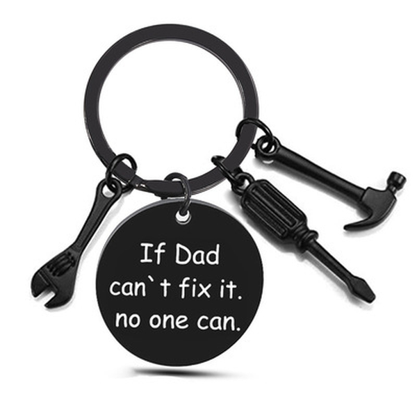 fashion dad letters black keychains creative hammer screwdriver wrench keyring handbag decor hanging pendant fathers day gifts, Silver
fashion dad letters black keychains creative hammer screwdriver wrench keyring handbag decor hanging pendant fathers day gifts, Silver