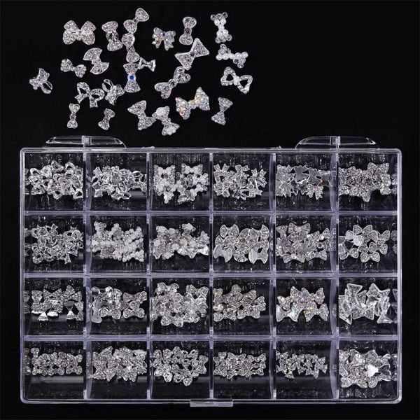 nail art decorations m4ya 24 grids multi-shape metal manicure rhinestone accessories, Silver;gold
nail art decorations m4ya 24 grids multi-shape metal manicure rhinestone accessories, Silver;gold