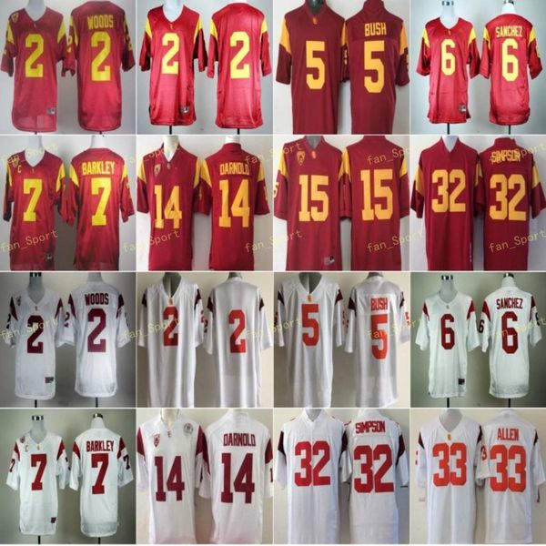football jersey usc trojans college 2 robert woods 6 mark sanchez 5 reggie bush 7 matt barkley 14 sam darnold 15 michael bowman 32 o.j simps, Black
football jersey usc trojans college 2 robert woods 6 mark sanchez 5 reggie bush 7 matt barkley 14 sam darnold 15 michael bowman 32 o.j simps, Black