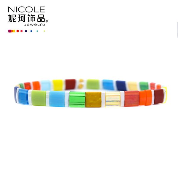 tanabata gift nicole jewelry japan tila bead bracelet hand woven bracelet for girlfriend's love token, Black
tanabata gift nicole jewelry japan tila bead bracelet hand woven bracelet for girlfriend's love token, Black