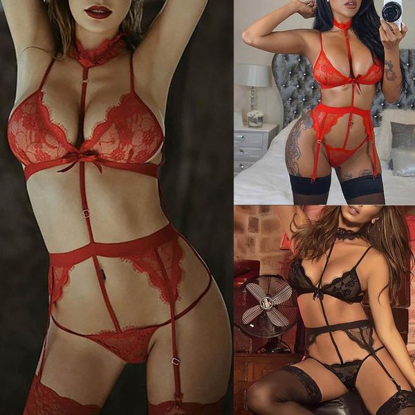 bras sets lingerie fashion lace gauze underwear solid color set exotic costumes femme vetement 2021, Red;black
bras sets lingerie fashion lace gauze underwear solid color set exotic costumes femme vetement 2021, Red;black