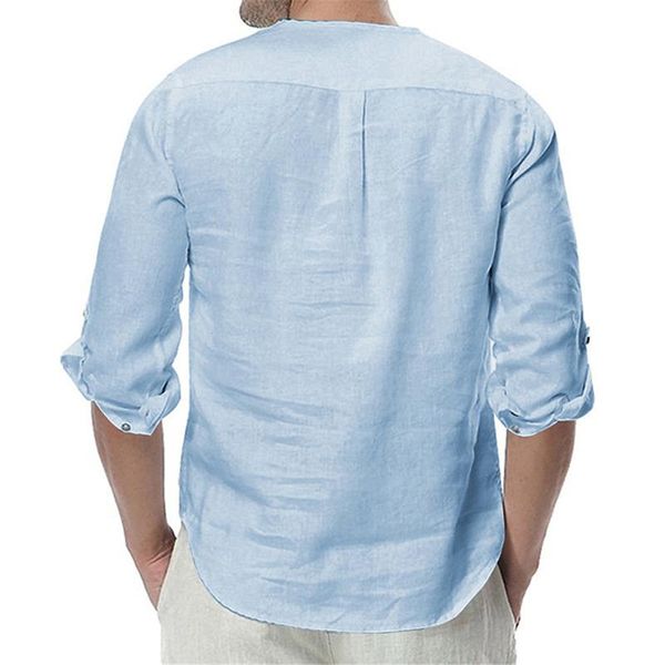 men's casual shirts long sleeve cotton linen breathable comfortable shirt fashion style solid male loose, White;black
men's casual shirts long sleeve cotton linen breathable comfortable shirt fashion style solid male loose, White;black