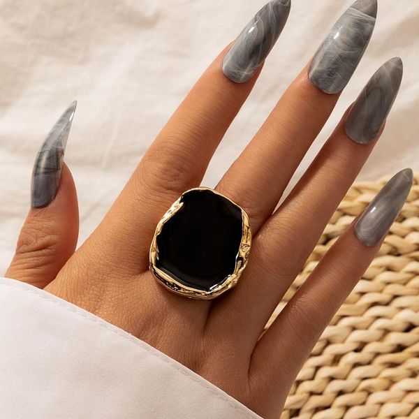 cluster rings fashion ring for women tacoma bohemian black stone glamorous metal alloy large joint jewelry accessories 2021, Golden;silver
cluster rings fashion ring for women tacoma bohemian black stone glamorous metal alloy large joint jewelry accessories 2021, Golden;silver
