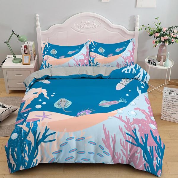 bedding sets children set underwater world 2/3pcs cartoon duvet cover pillowcase soft twin single double king size
bedding sets children set underwater world 2/3pcs cartoon duvet cover pillowcase soft twin single double king size