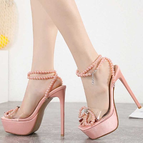 sandals beautiful women shoes square toe platform thin high heels cute pearl ornament ankle strap dress, Black
sandals beautiful women shoes square toe platform thin high heels cute pearl ornament ankle strap dress, Black