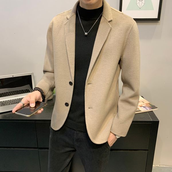 men's jackets autumn and winter handmade double face cashmere casual male jacket short suit english, Black;brown
men's jackets autumn and winter handmade double face cashmere casual male jacket short suit english, Black;brown