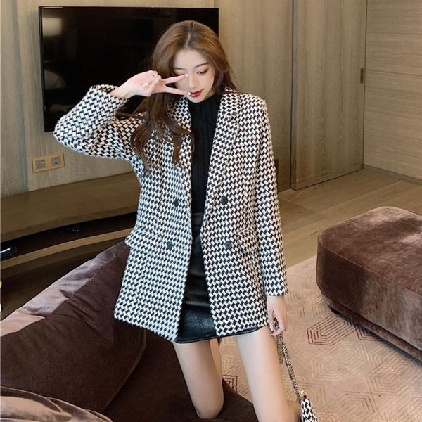 women's wool & blends retro hong kong-style woolen cloth casual 2021 spring and autumn suit design sense niche coat trend, Black
women's wool & blends retro hong kong-style woolen cloth casual 2021 spring and autumn suit design sense niche coat trend, Black