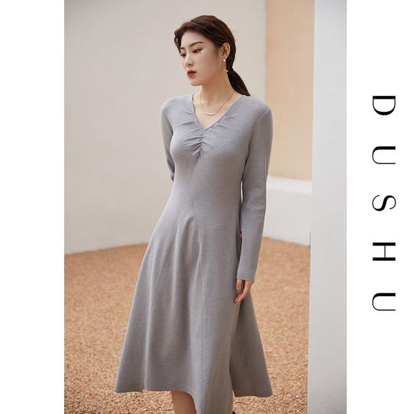 casual dresses dushu plus size black long knitted sweater dress women slim autumn winter v neck female christmas party elegant, Black;gray
casual dresses dushu plus size black long knitted sweater dress women slim autumn winter v neck female christmas party elegant, Black;gray