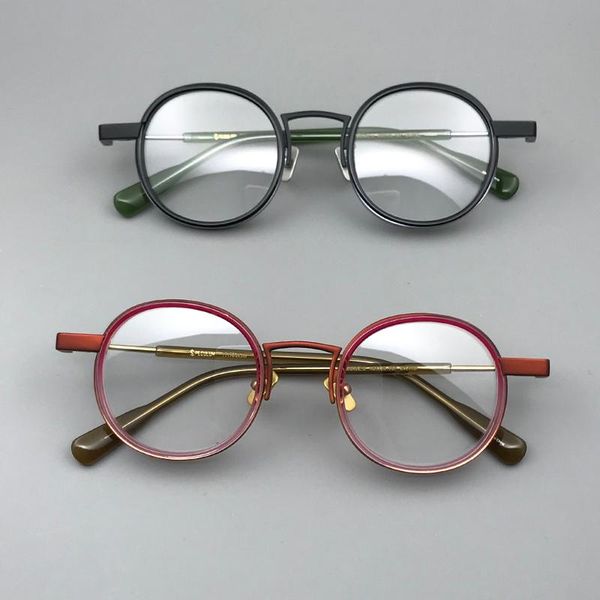 red round metal eyeglasses 2021 eye glasses optical frames men women handmade acetate fashion sunglasses, Black
red round metal eyeglasses 2021 eye glasses optical frames men women handmade acetate fashion sunglasses, Black