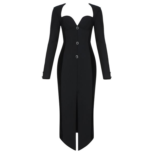 women dress bandage long sleeve black party club celebrity dresses ladies clothing 210515, Black;gray
women dress bandage long sleeve black party club celebrity dresses ladies clothing 210515, Black;gray