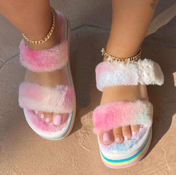 winter outdoor flat-bottomed non-slip women sandals double-layer fur comfortable and casual all-matched strap slippers, Black
winter outdoor flat-bottomed non-slip women sandals double-layer fur comfortable and casual all-matched strap slippers, Black