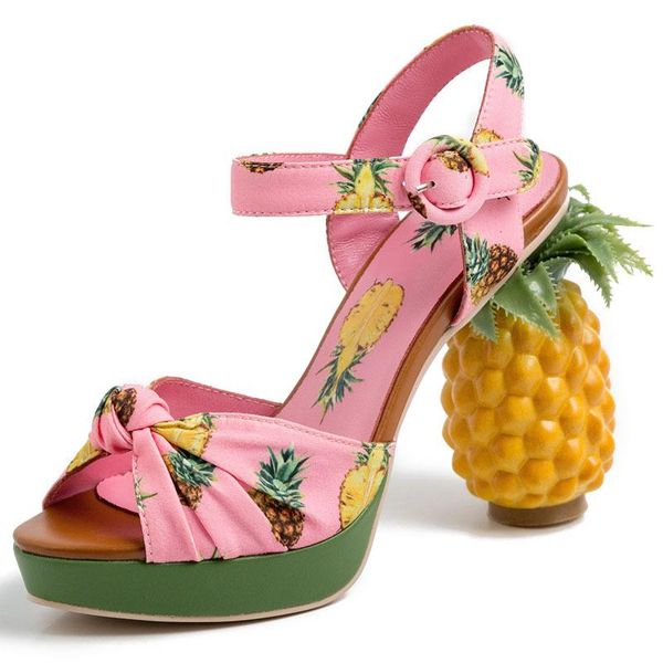 sandals 2021 pineapple strange style heel women open toe platform shoes fabric high heels sandalias zapatos mujer, Black
sandals 2021 pineapple strange style heel women open toe platform shoes fabric high heels sandalias zapatos mujer, Black